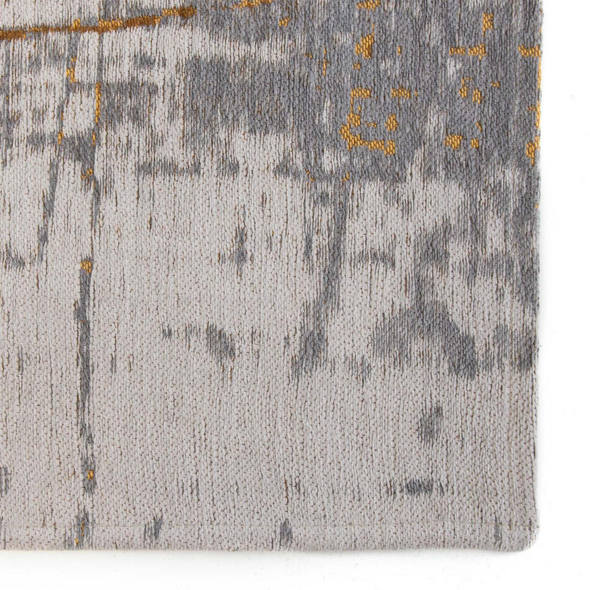 TEPPICH Columbus Gold Mad Men 140/200 cm - Gelb, Textil (140/200cm) - Louis De Poortere