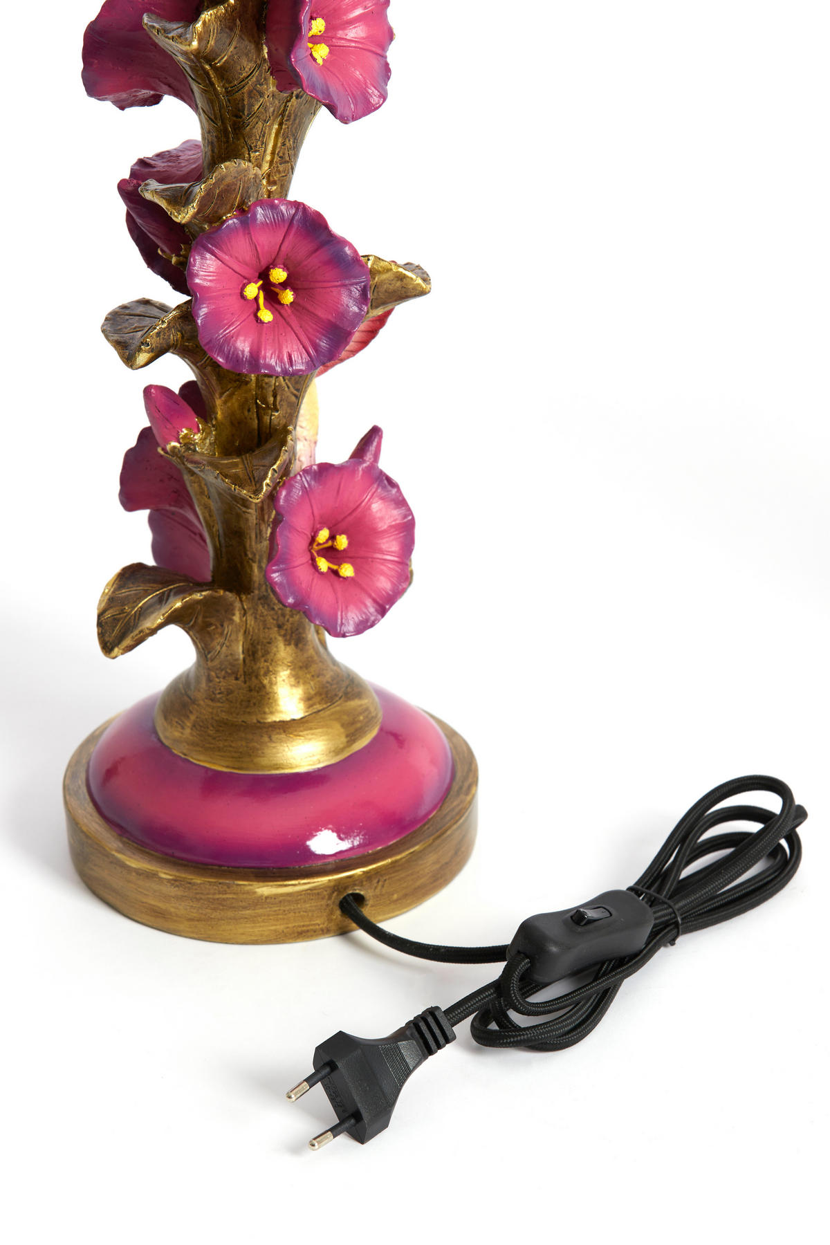 LAMPENSOCKEL Berisso Rosa 15/15/45.5 cm - Pink, Kunststoff (15/15/45.5cm) - Light & Living