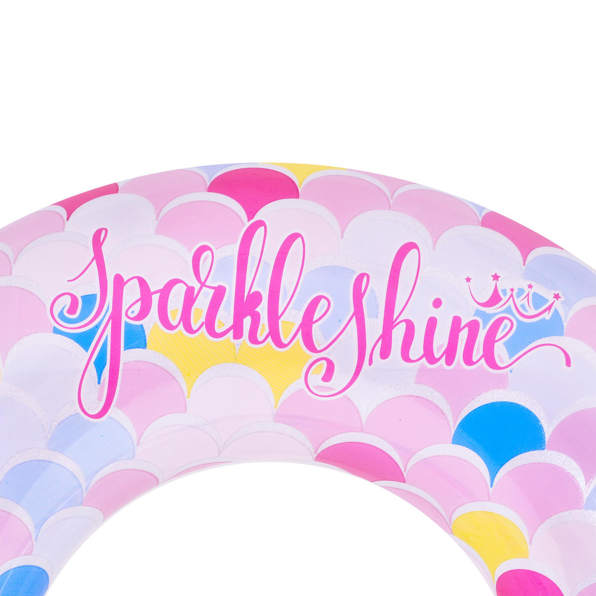 SCHWIMMREIFEN Schuppen Ø90 cm mit Sicherheitsventil Schuppenmuster - Multicolor, Kunststoff (90/90cm) - Avenli