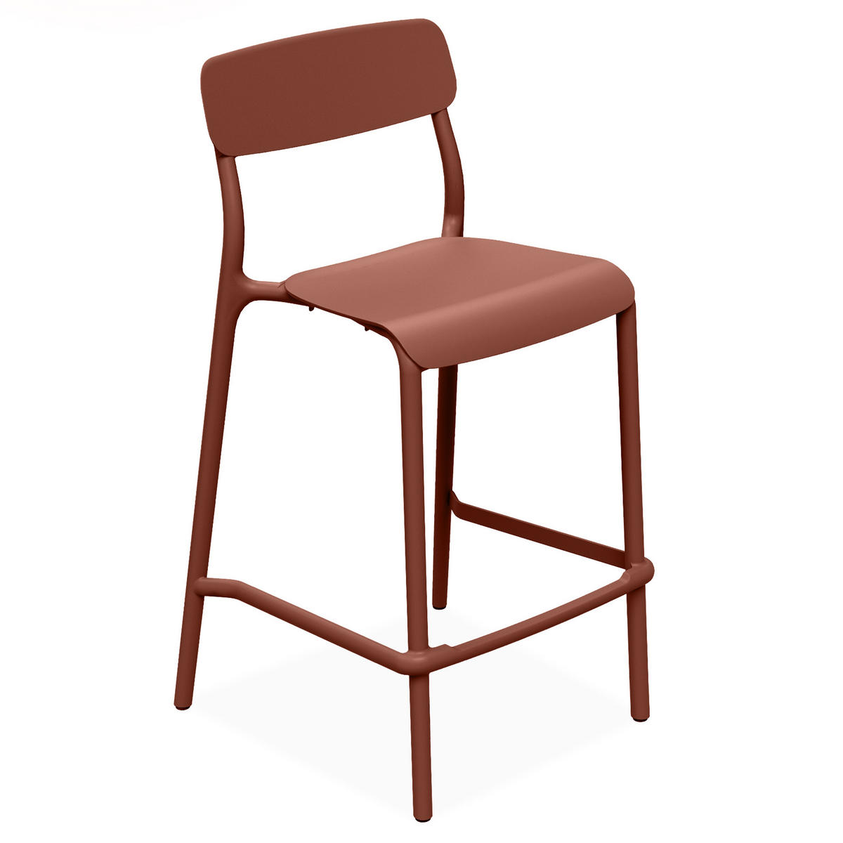 GARTENHOCKER GALIO, 2-er Set - Orange, Kunststoff (52/98.5/54.5cm) - KONSIMO®