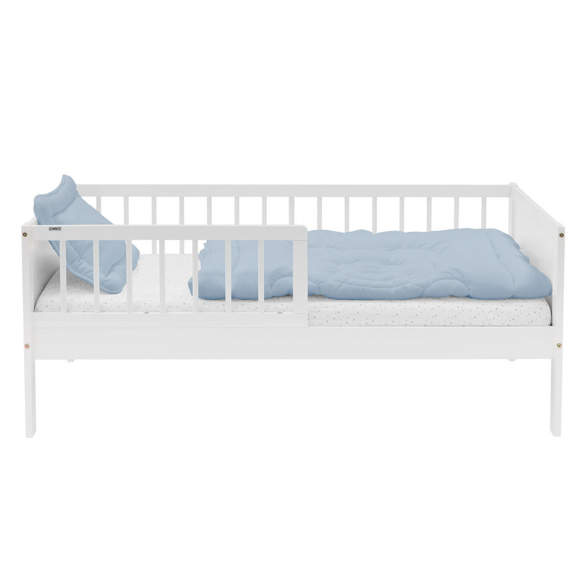 KINDERBETT 70x140 cm Weiß - Weiß, Holz (70/140cm) - ML-DESIGN