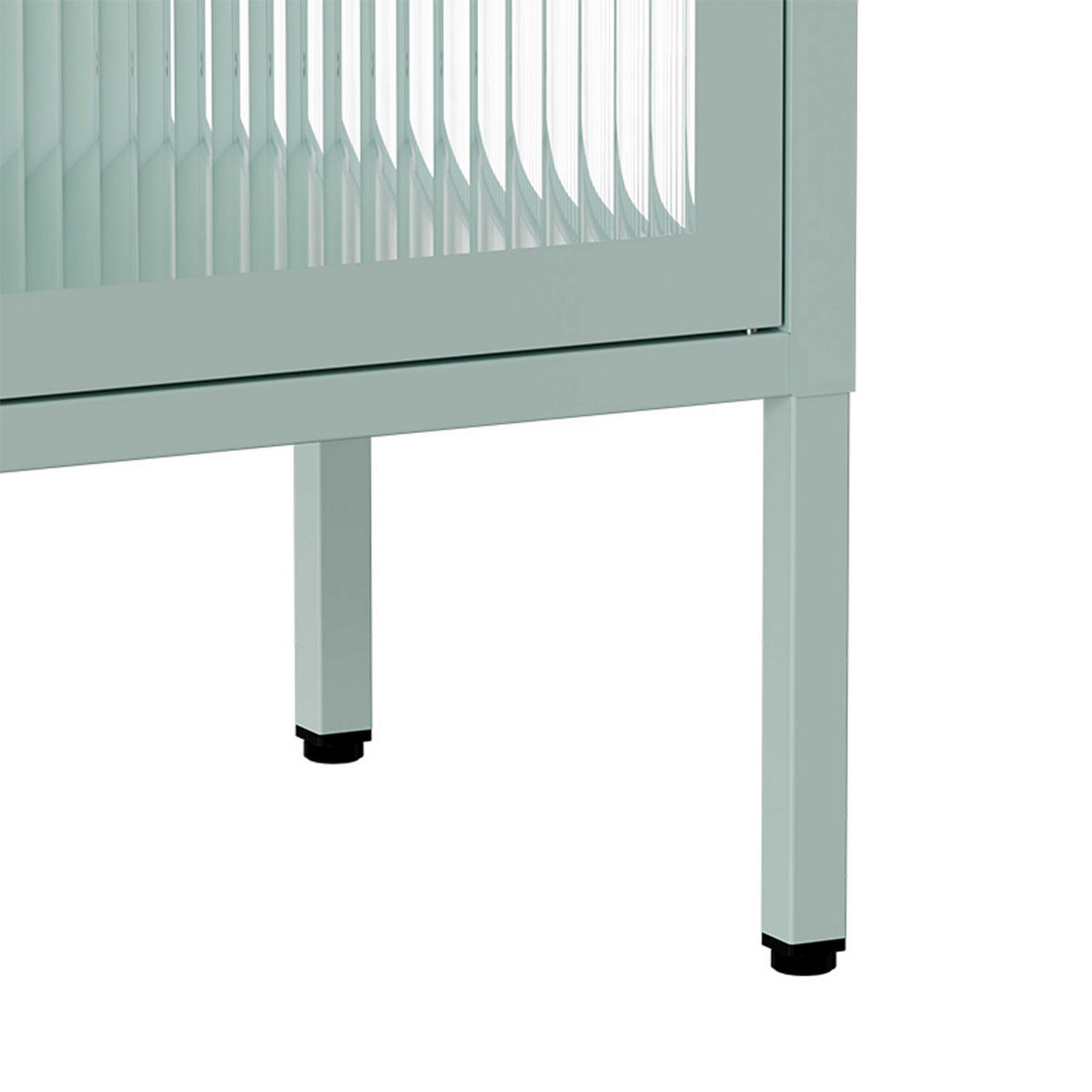 TV-SCHRANK 115 cm, Salbeigrün - Grün, Metall (35/60/115cm) - Oviala