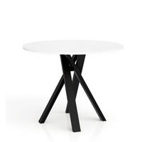 TISCH Weiß IGO Metallgestell Rund 75 cm - Weiß, Holzwerkstoff (75/75/76cm) - Sepro Meble