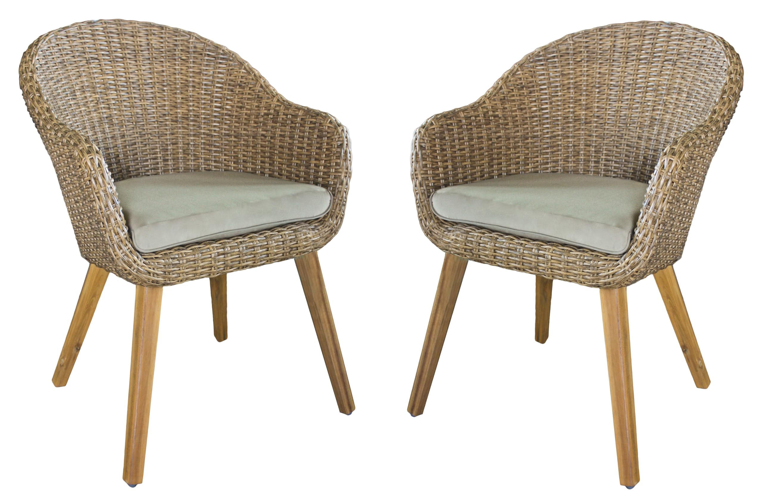 Deluke Gartenstuhl Cognac 66x84x62 cm