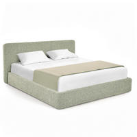 POLSTERBETT - Hellgrau, Holz/Textil (160/200cm) - home24