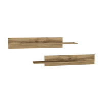 WANDREGAL-SET Wotan Eiche 100/20/20 - Eiche Wotan, Holzwerkstoff (100/20/20cm) - RAUMHIRSCH FURNITURE