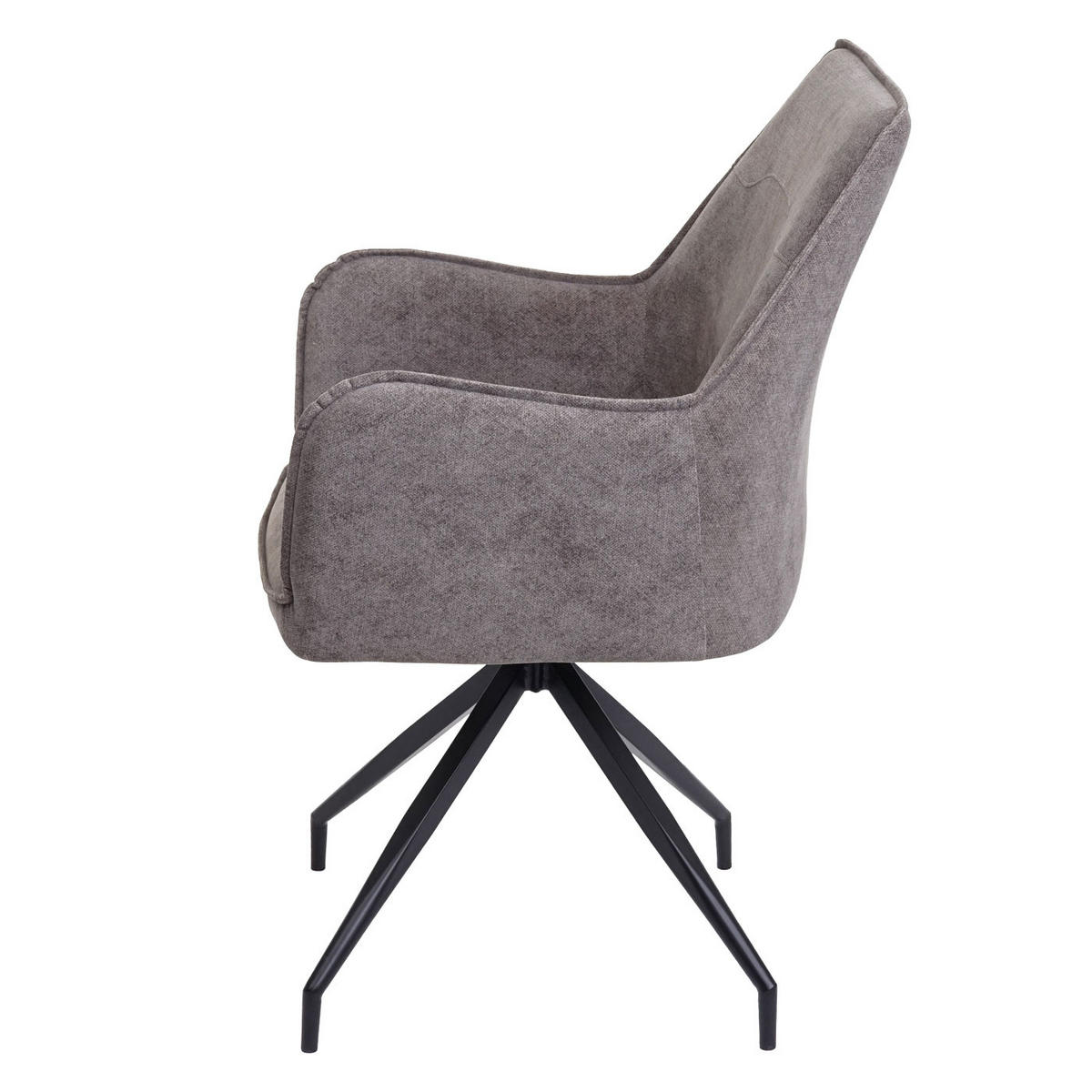 ESSZIMMERSTUHL Grau - Dunkelgrau/Grau, Textil (59/91/60cm) - Jamb