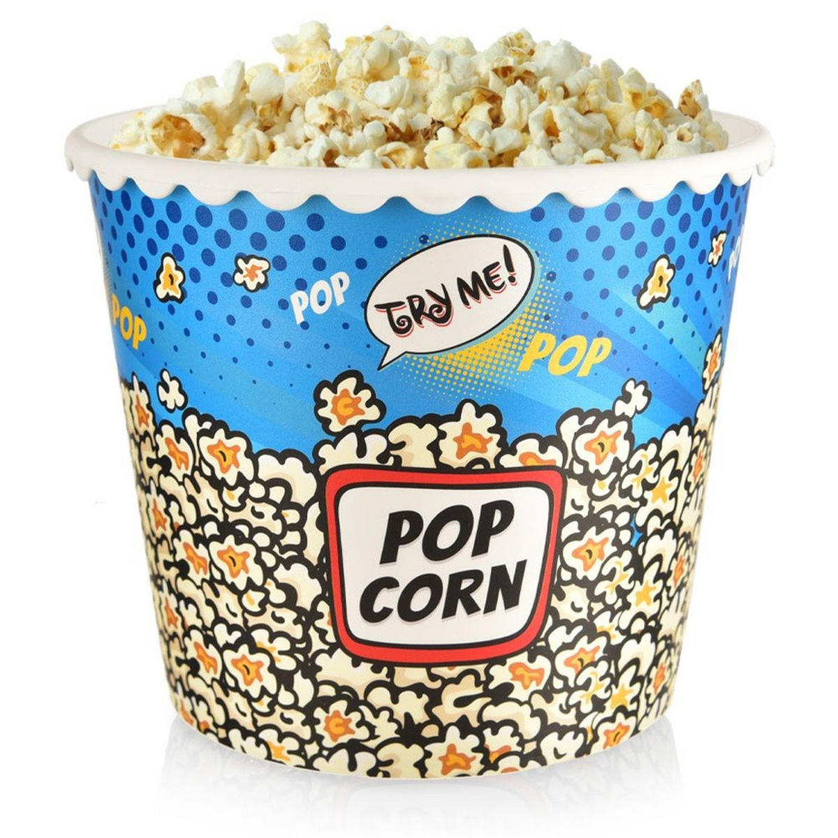 POPCORNBECHER Cinema blau - Blau, Kunststoff (17/17/14cm) - Orion 