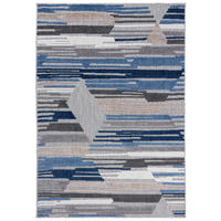 TEPPICH In-Outdoor Blau Abstract Grau - Kurzflor Rechteckig - 160 x 230 cm - Blau, Textil (160/230cm) - Mazovia