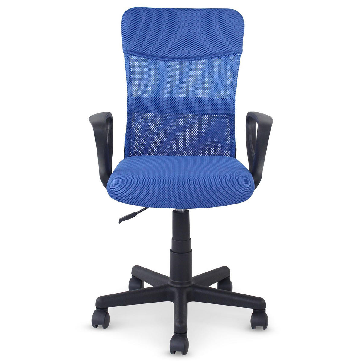 BÜRODREHSTUHL JOGO - Blau, Textil (55/99/50cm) - IDIMEX