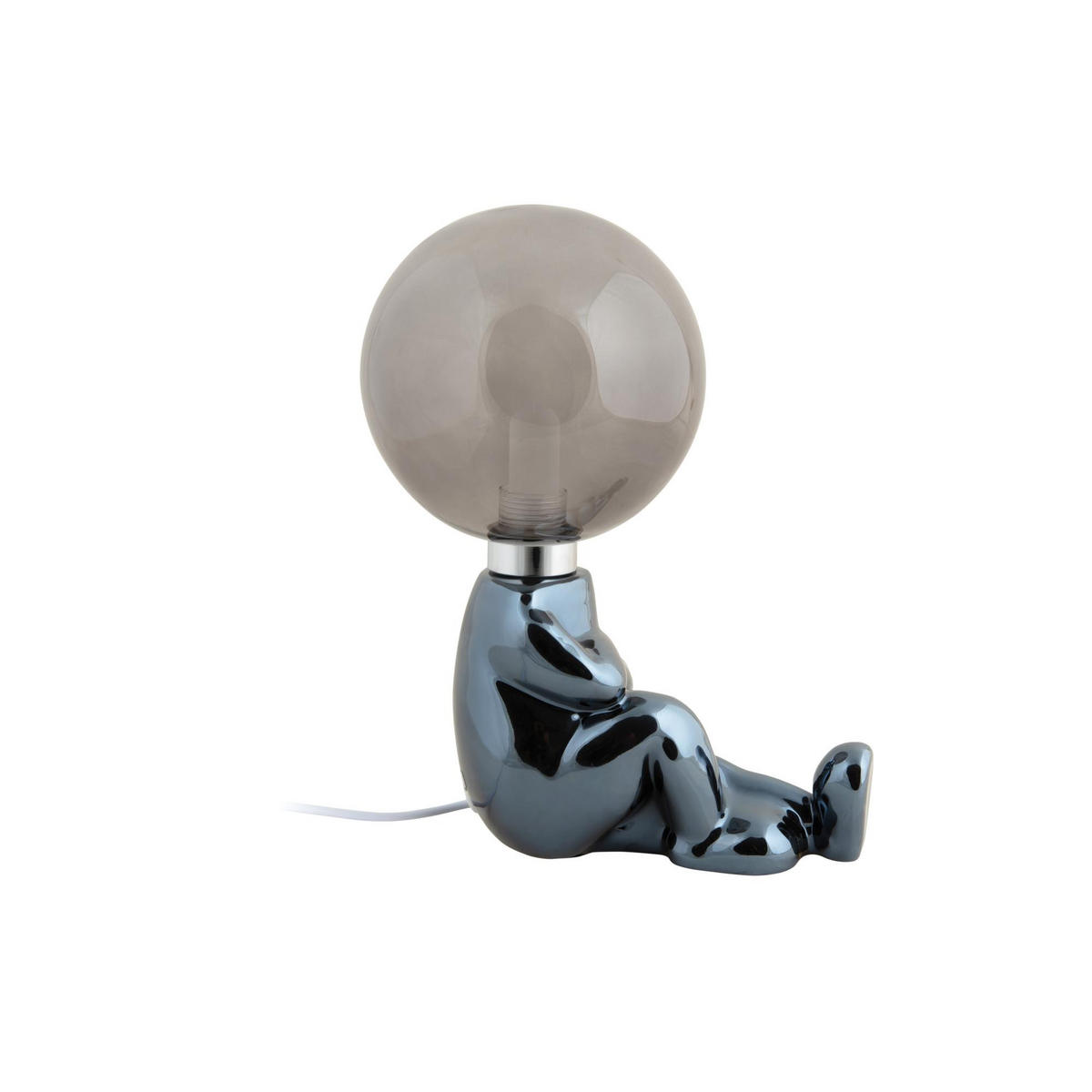 TISCHLAMPE Joey LED Schwarz 16.5/12/22.5 cm - Schwarz, Keramik (16.5/12/22.5cm) - Leitmotiv