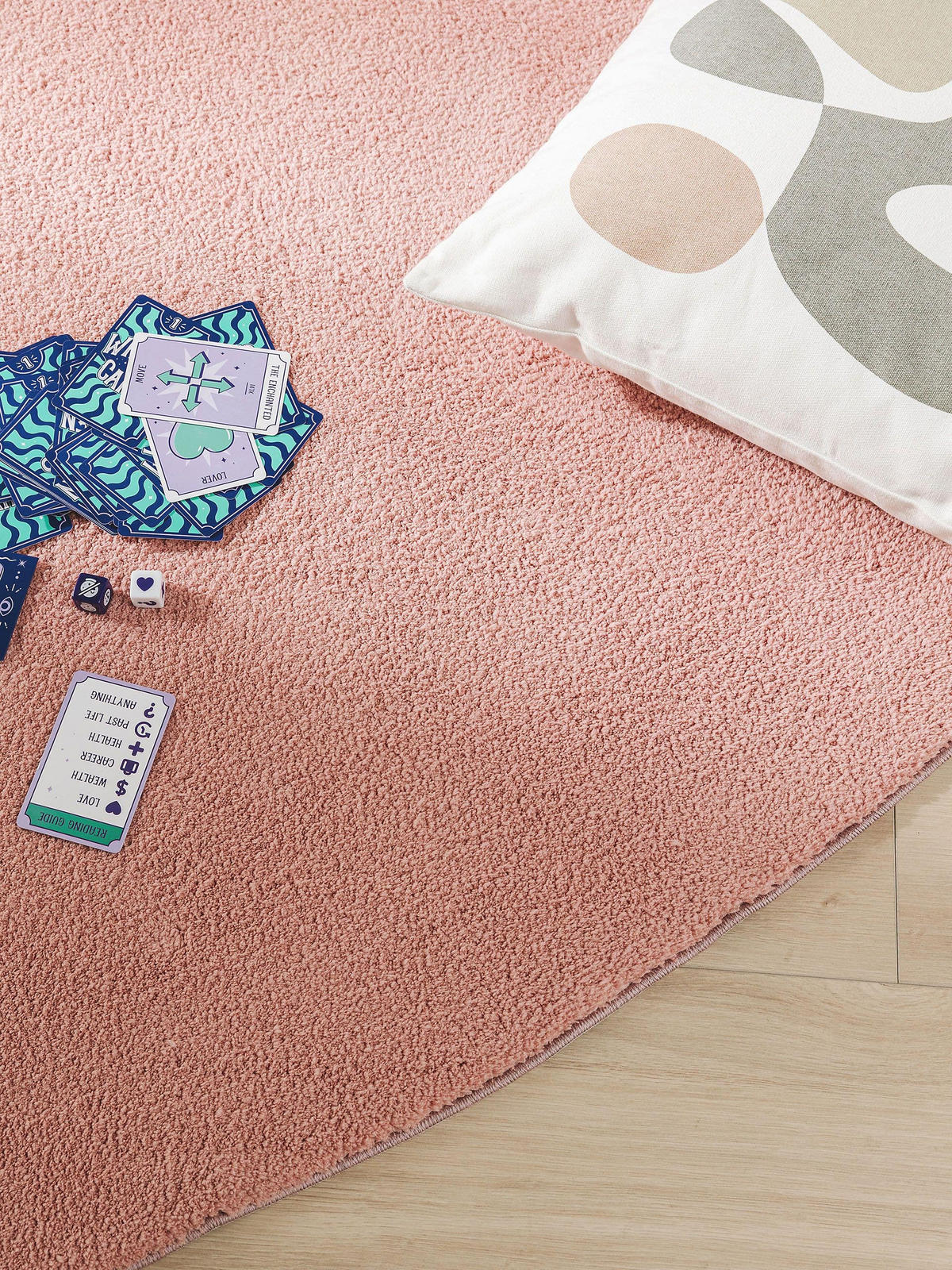 TEPPICH Nola Rosa 80x110 cm - Rosa, Textil (80/110cm) - benuta Pop