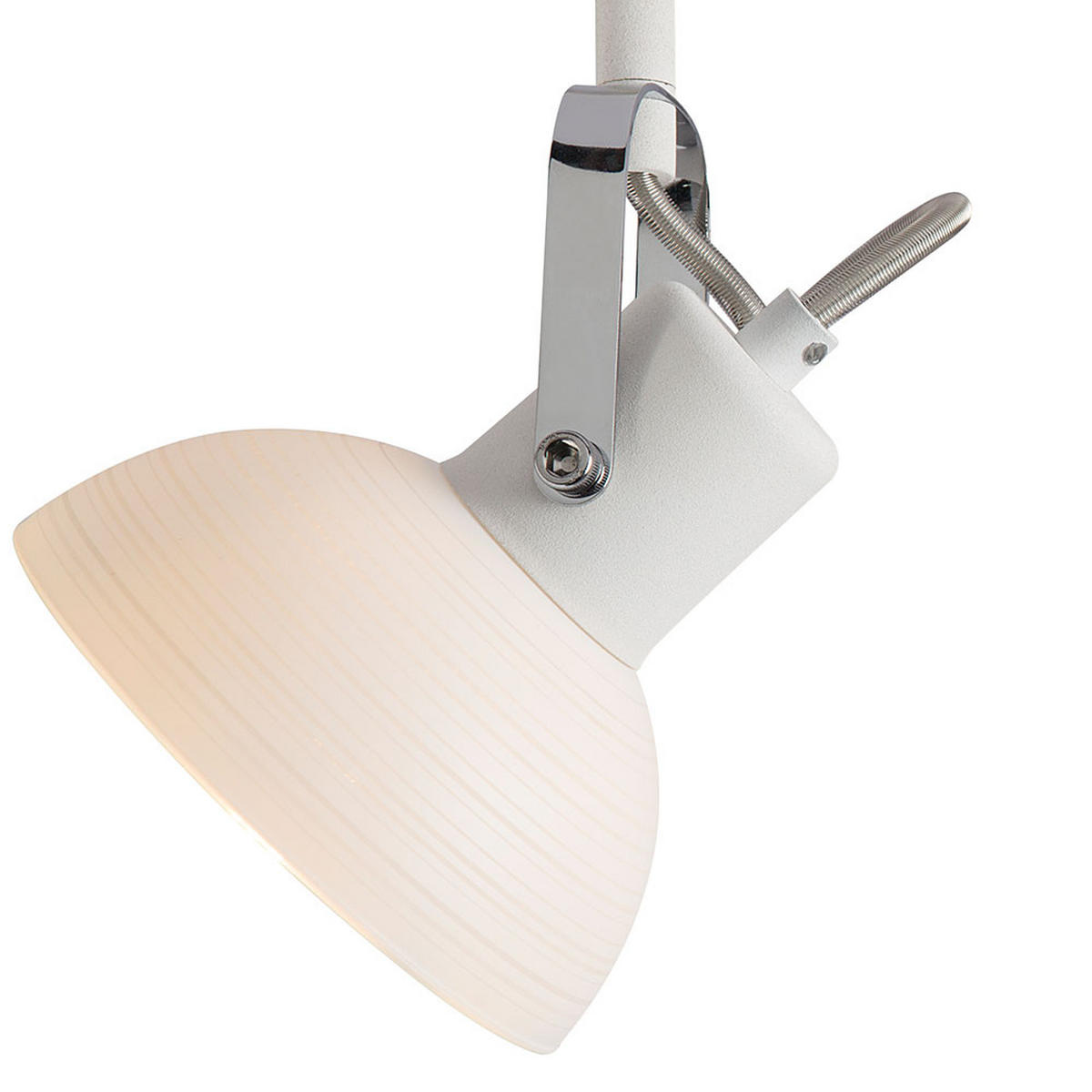 DECKENLEUCHTE Amory Chrom Weiß - Weiß, Metall (80/12.2/23cm) - Globo Lighting