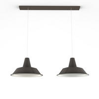 HÄNGELEUCHTE - Graubraun, Metall (35/70/120cm) - Lumicom