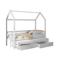 HAUSBETT Asher 90 - Weiß, Holz (90/200cm) - MIRJAN24