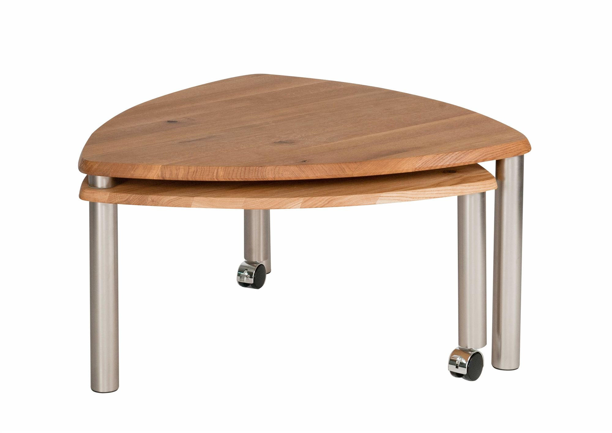 COUCHTISCH Ablage ausdrehbar Clarita 80x43x80 Massivholz Wildeiche - Wildeiche, Holz (80/80/80cm) - 58aufmkessel