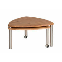 COUCHTISCH Ablage ausdrehbar Clarita 80x43x80 Massivholz Wildeiche - Wildeiche, Holz (80/80/80cm) - 58aufmkessel