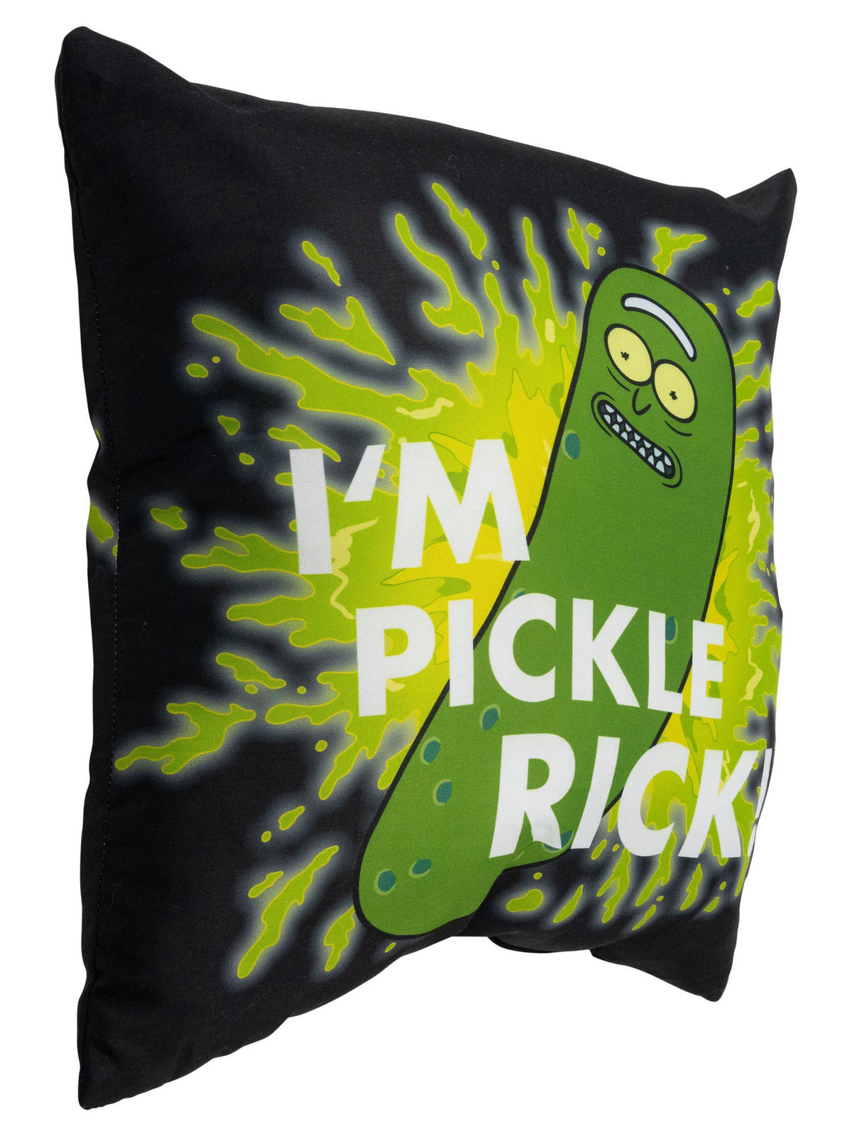 ZIERKISSEN Rick and Morty Schwarz 40 x 40 cm - Schwarz, Textil (40/40cm) - United Labels