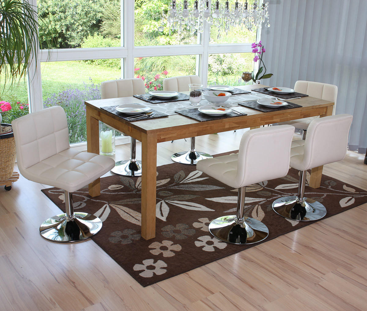 ESSZIMMERSTUHL Beige 2er-Set - Beige, Textil (43/76/44cm) - MCW