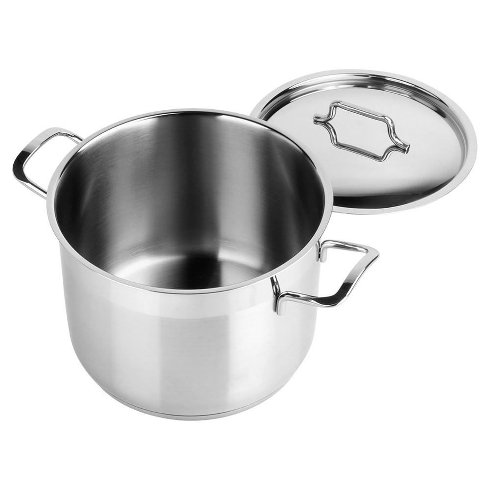 KOCHTOPF Anett mit Edelstahldeckel silber - Silberfarben, Metall (4.6cm) - Orion 