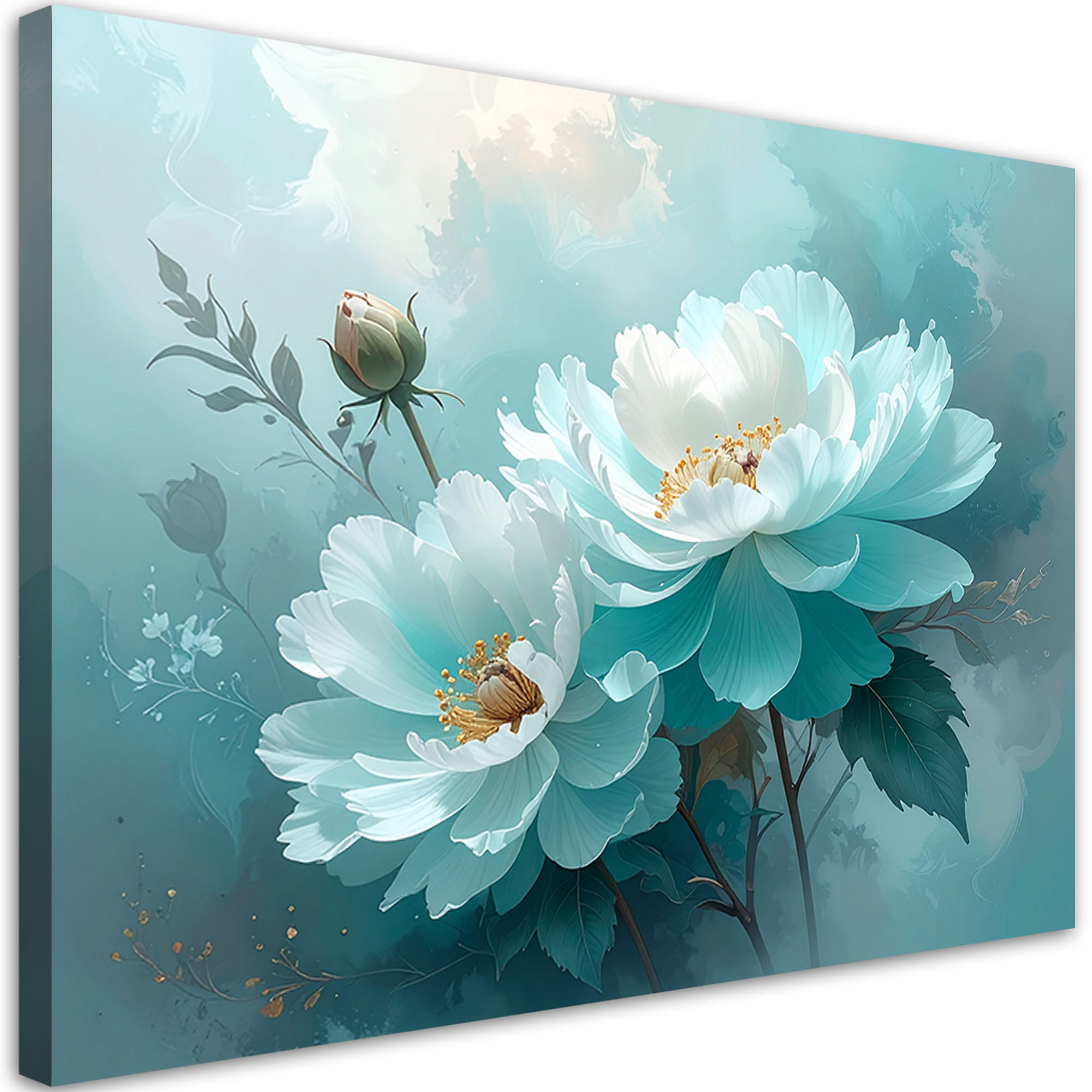Feeby Bild Türkis 45x30 cm