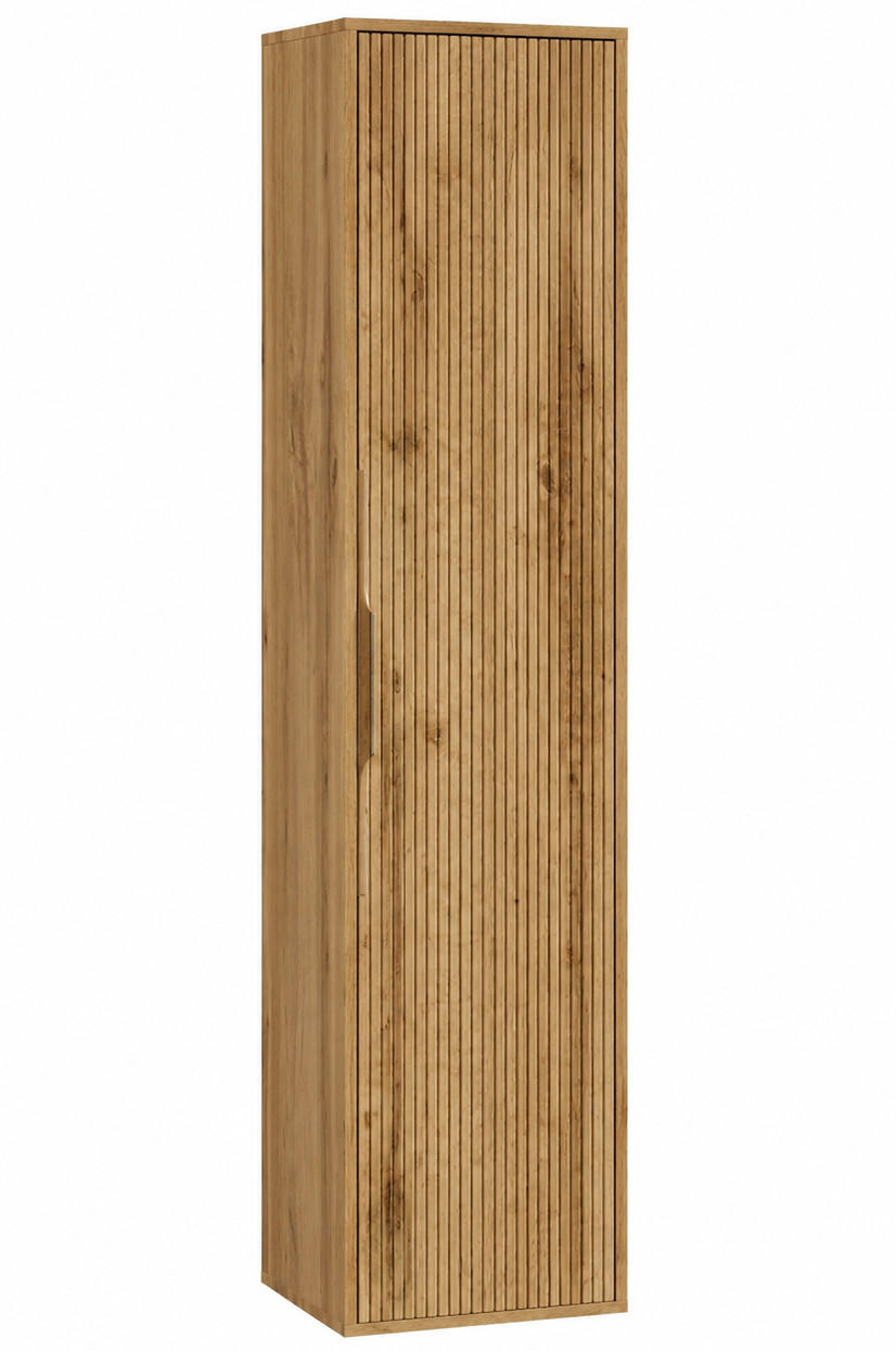 VYSOKÁ KÚPEĽŇOVÁ SKRINKA Rimini s 1 dvierkami dub - 38 x 33 x 170 cm - farba duba, drevo (38/170/33cm) - Badplaats