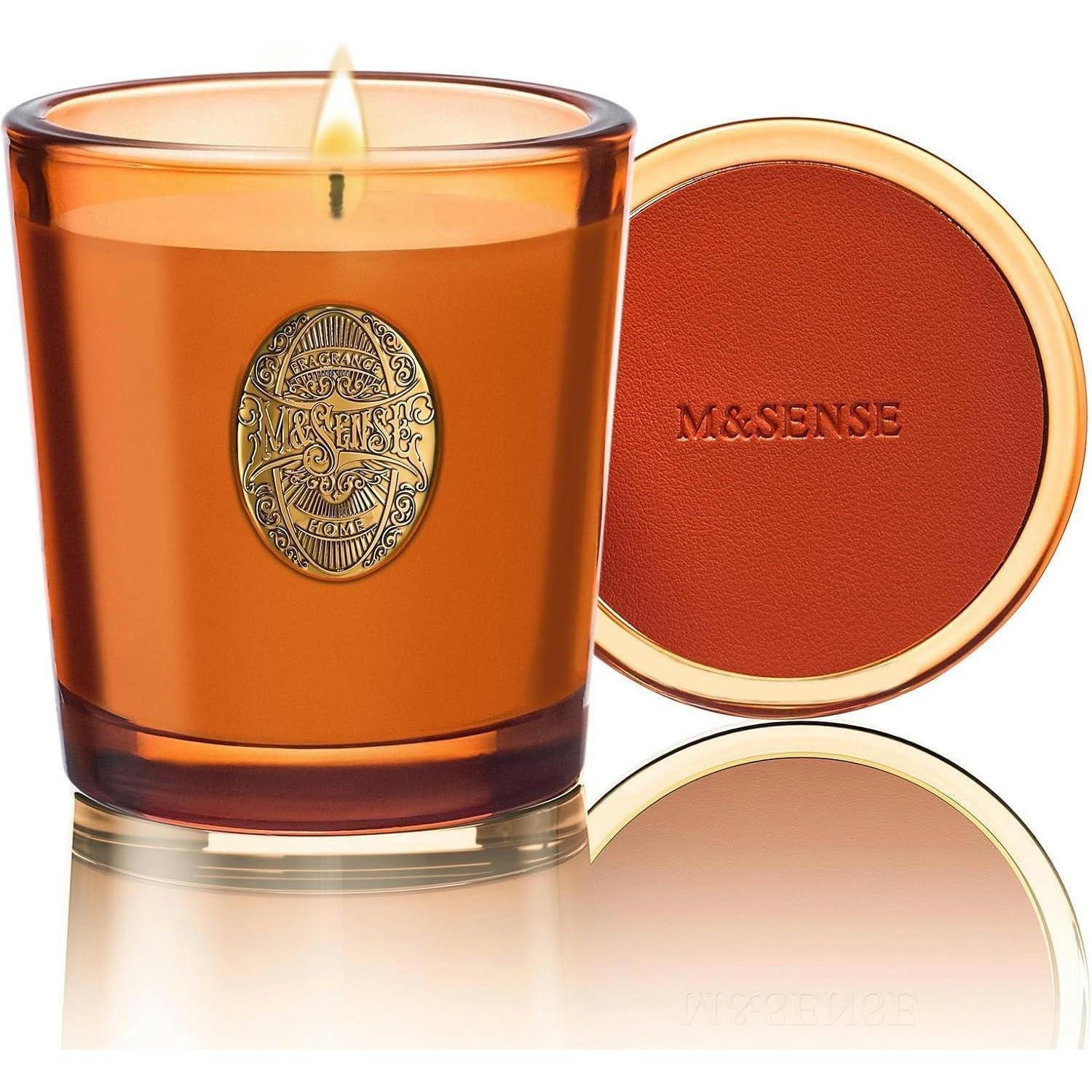 DUFTKERZE Orange Goji 260g Sojawachs 55 Stunden Brenndauer - Orange, Paraffin (15.8cm)