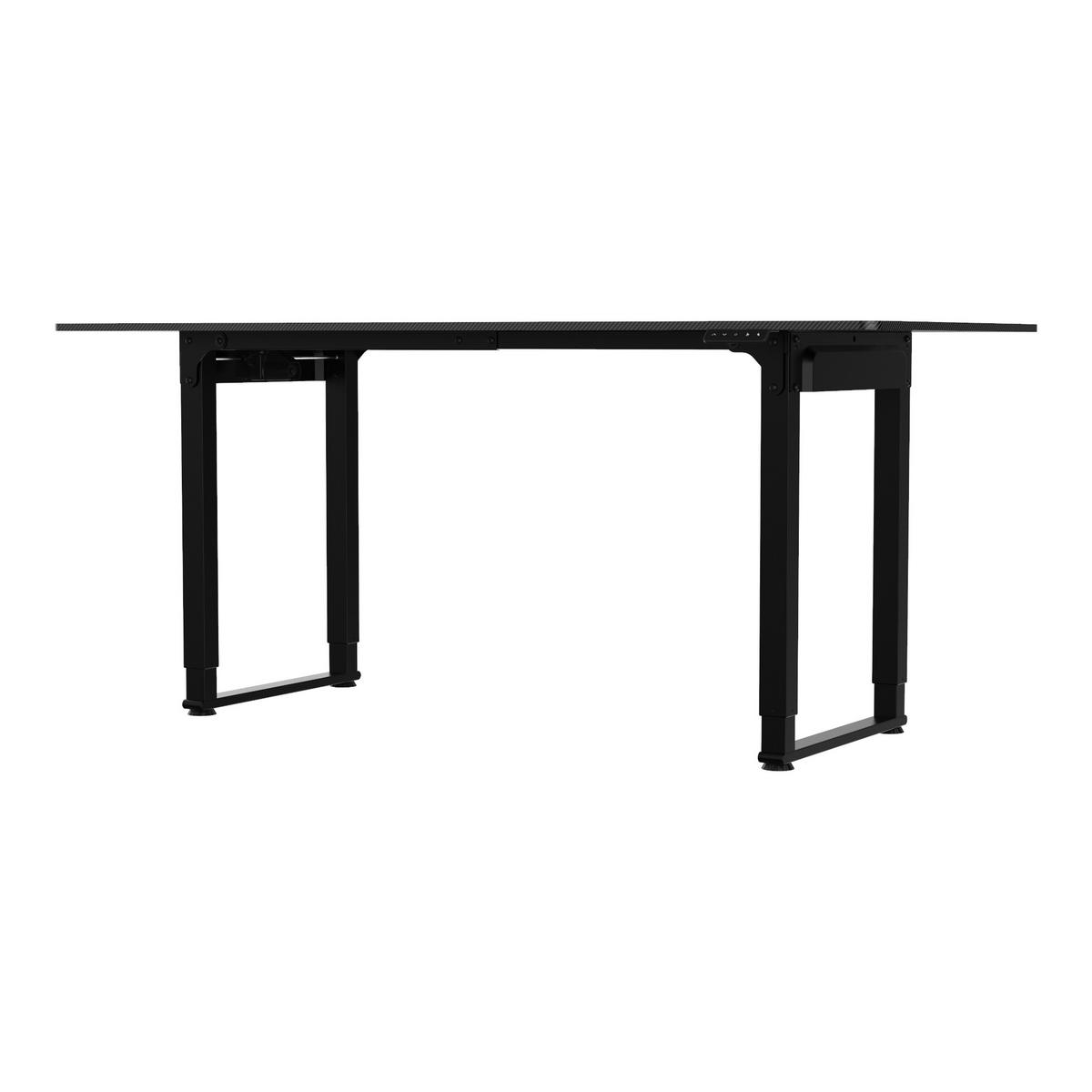 SCHREIBTISCH Kirkkonummi - Schwarz, Holzwerkstoff/Metall (180/80/72cm) - pro.tec