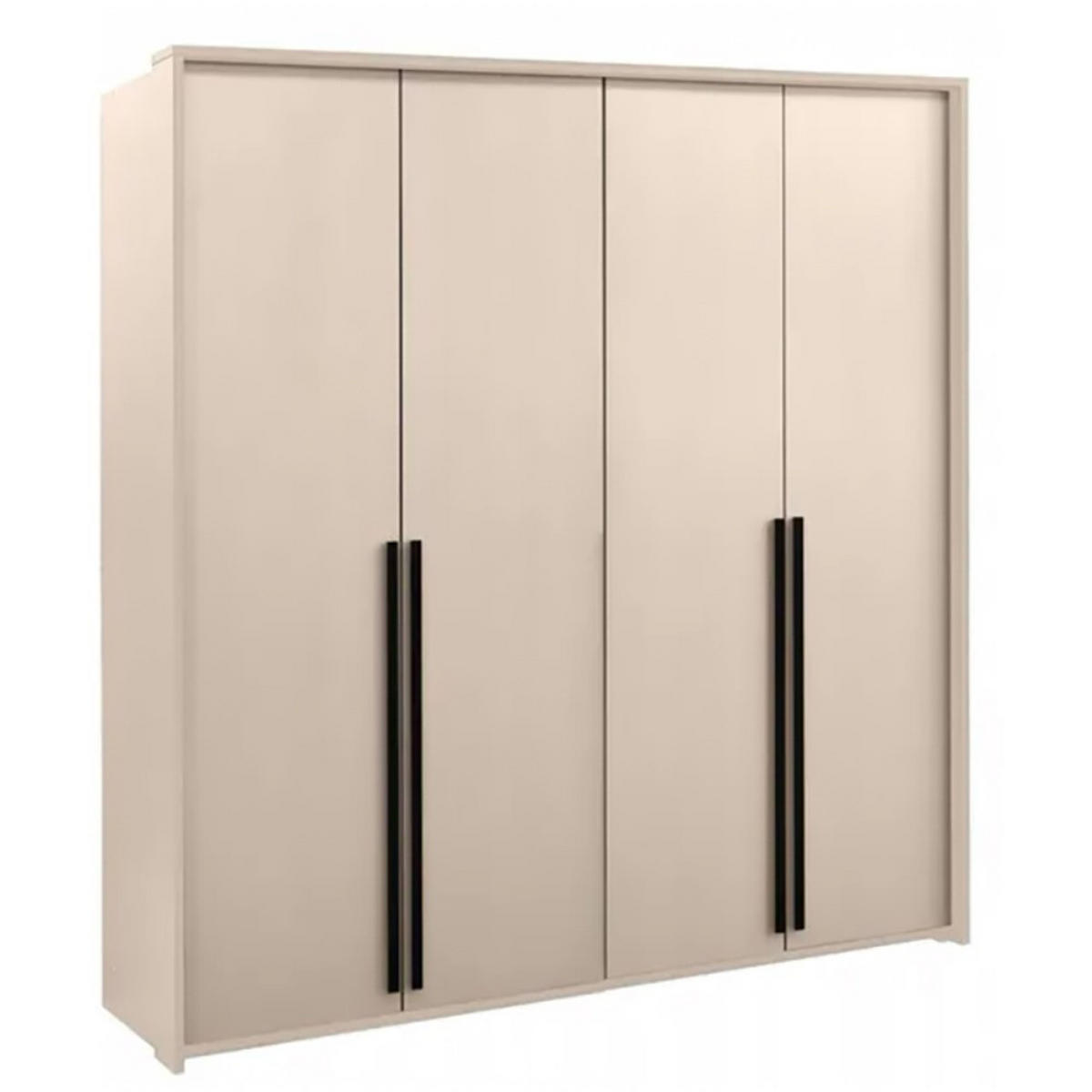 DREHTÜRENSCHRANK Giana mit 4 Türen, 210 cm, Beige Sand - Sandfarben/Beige, Holzwerkstoff (210/215/64.5cm) - Beautysofa