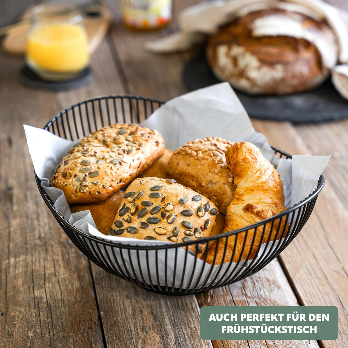 OBSTSCHALE, schwarz, Metall - Schwarz, Metall (13.5cm) - bremermann