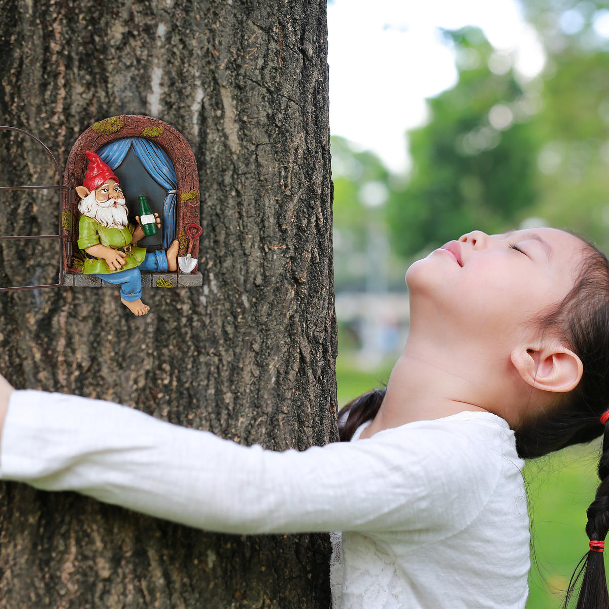 ZWERG Fenster - Multicolor, Kunststoff/Metall (10.5/14.5/4cm) - Relaxdays