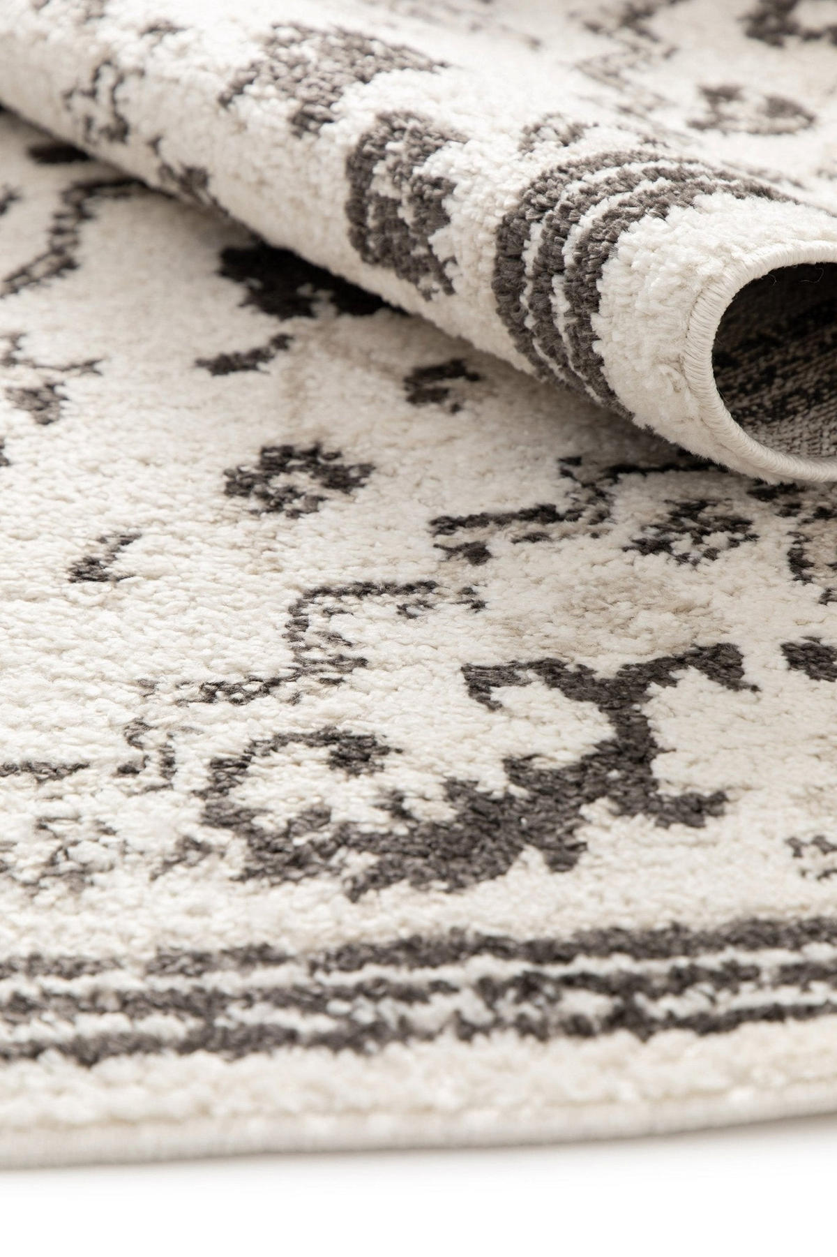 TEPPICH sehr weich grafisch grau - Grau, Textil (200/290cm) - AFK Living