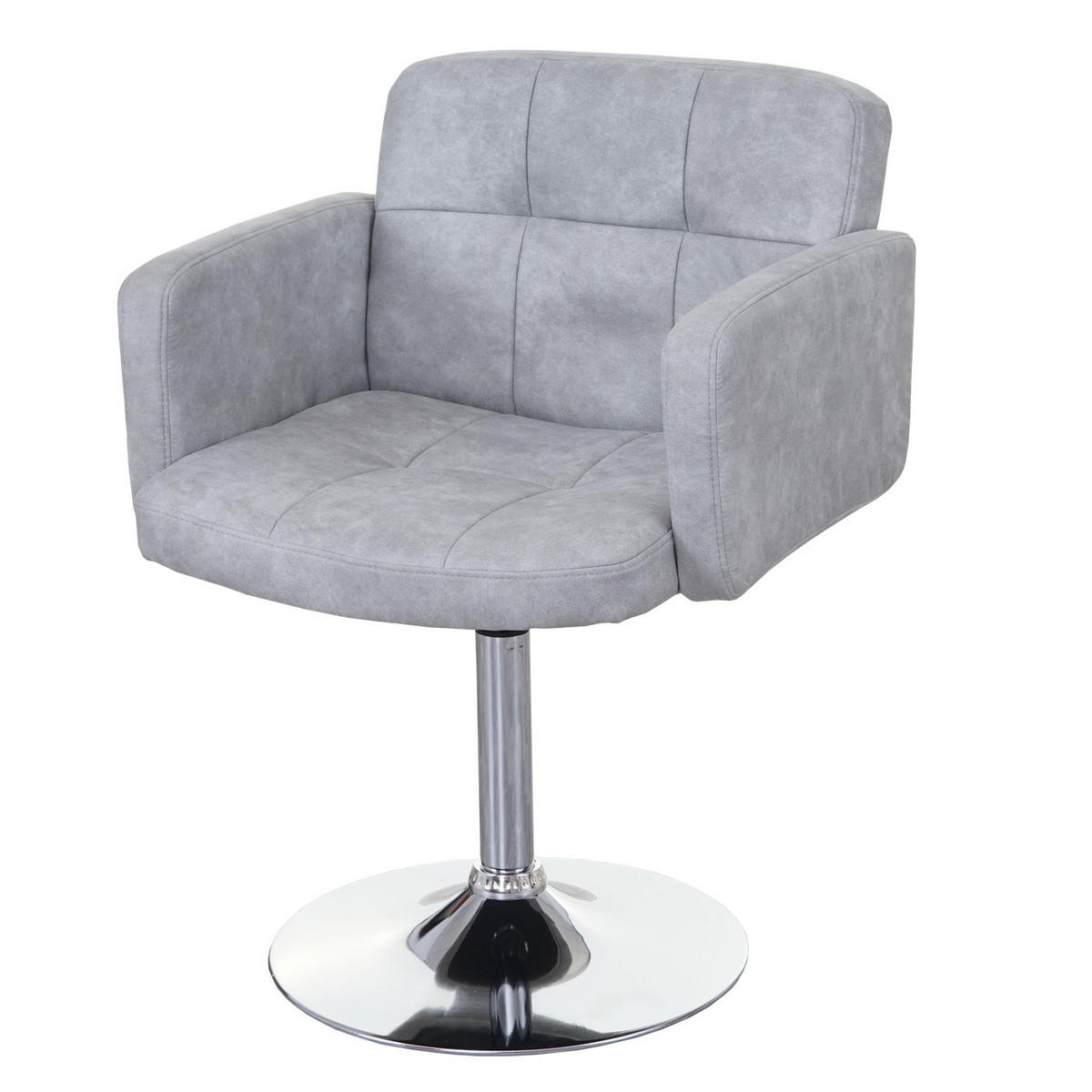ESSZIMMERSTUHL Grau - Grau, Textil (60/80/55cm) - Jamb