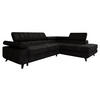 ECKSOFA Nord Premium, Seite: Rechts - Anthrazit/Schwarz, Holz/Textil (264/203cm) - MIRJAN24
