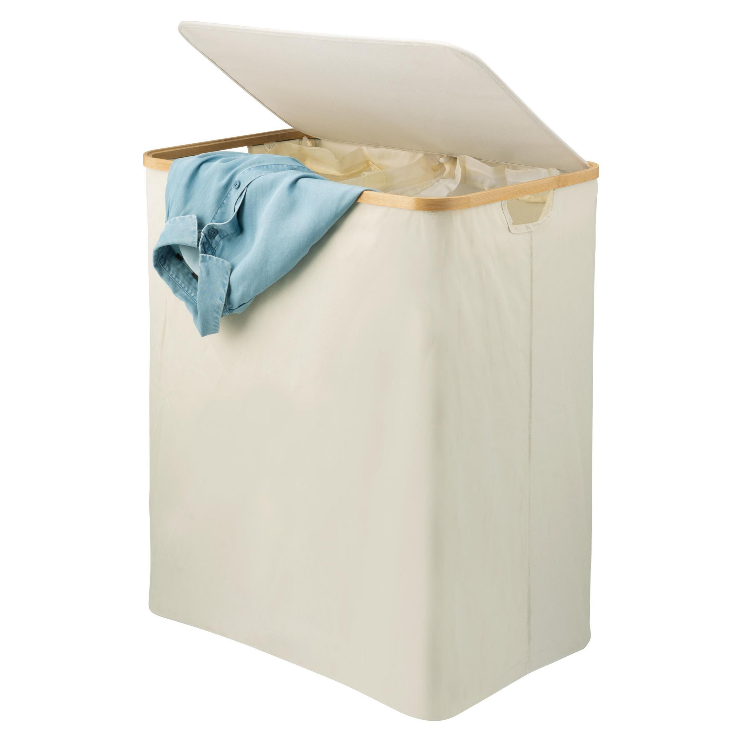 WÄSCHESAMMLER 145 Liter, beige - Beige, Textil (57.5/68/37.5cm) - bremermann