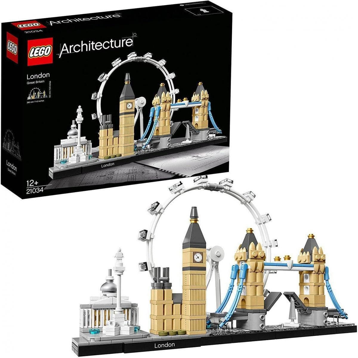 Lego Klemmbausteine Beige 7x20x27 cm