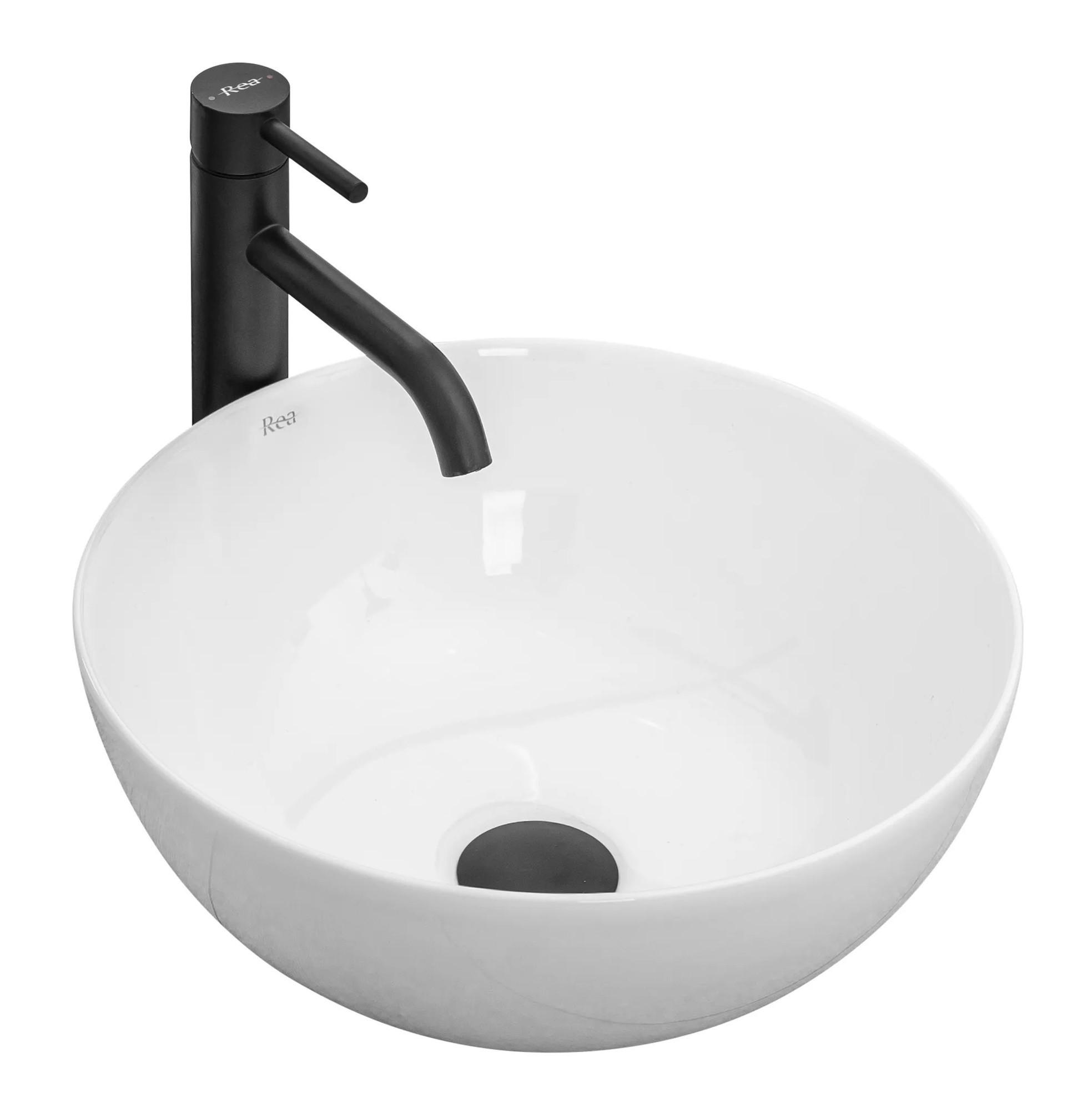 REA Aufsatzwaschbecken Weiß 36x15x36 cm