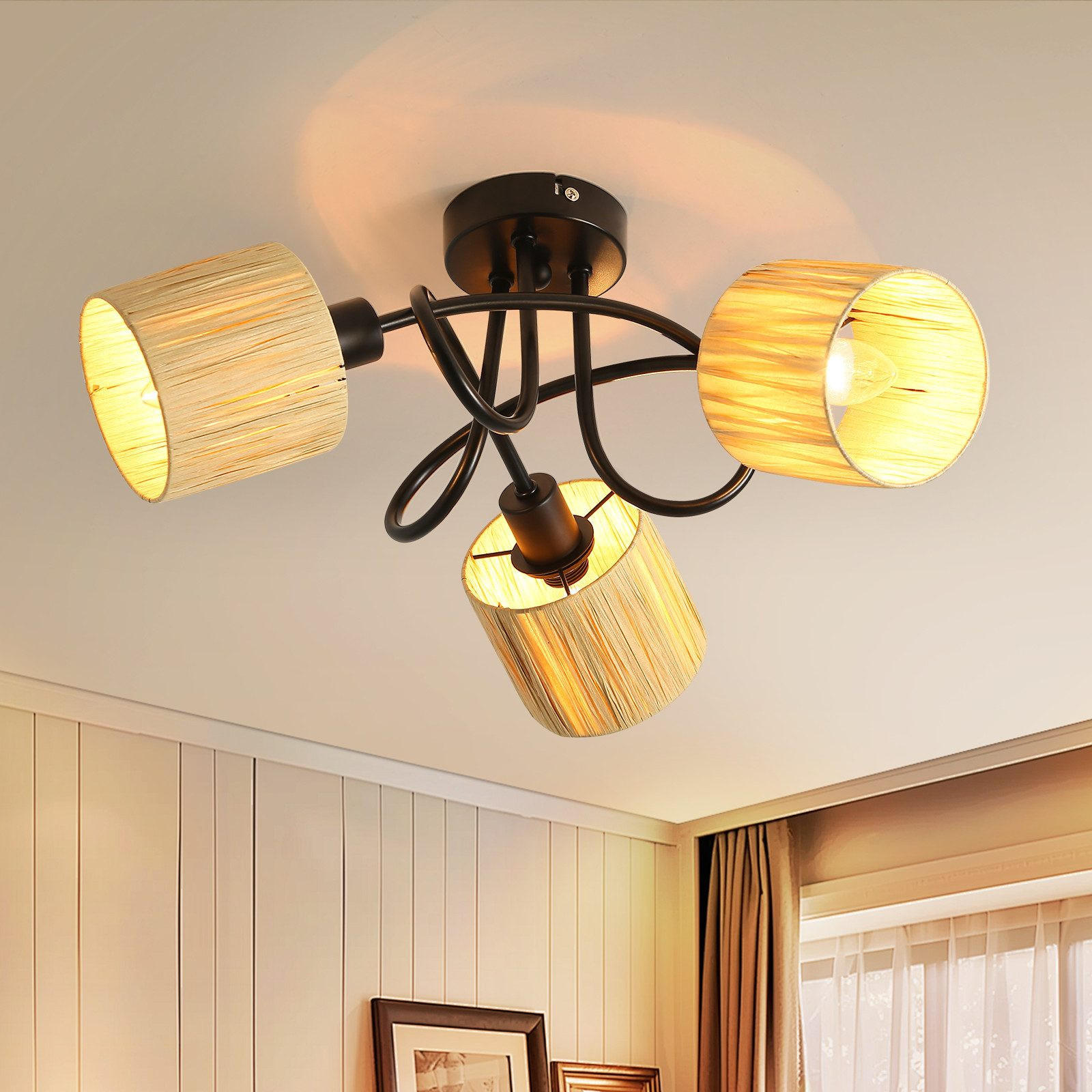 Thumbnail - Nettlife Deckenstrahler, Schwarz, Metall, 22x16.5x43.5 cm, Lampen & Leuchten, Innenbeleuchtung, Spots & Strahler, Decken...