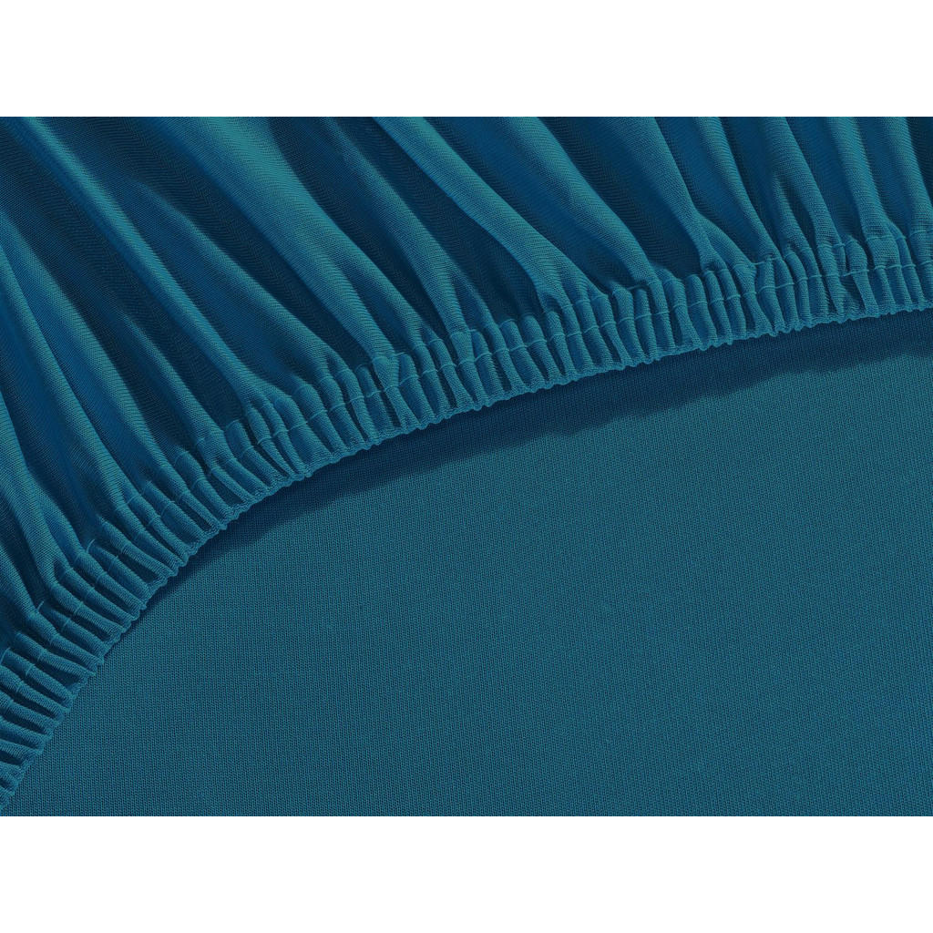Thumbnail - Carpe Sonno Mikrofaser-Spannbettlaken, Petrol, Textil, Uni, Füllung: Polyester, Rechteckig, 160x200 cm, Oeko-Tex® Made I...