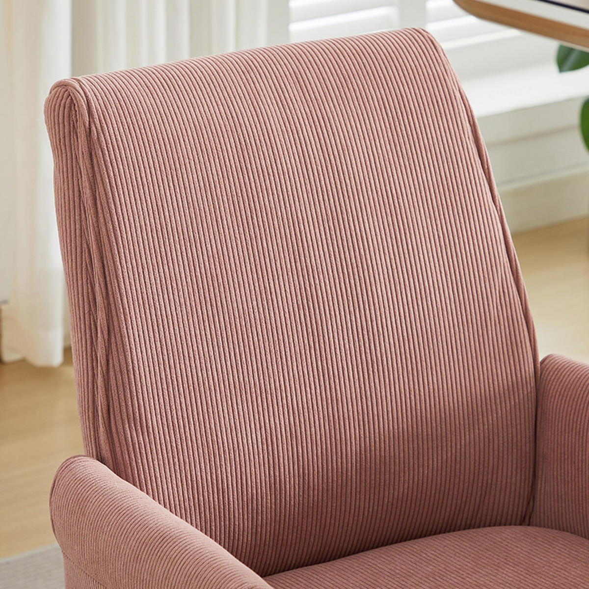 BÜRODREHSTUHL Pink 64/61/107 cm - Pink, Metall (64/107/61cm) - PANGIVO