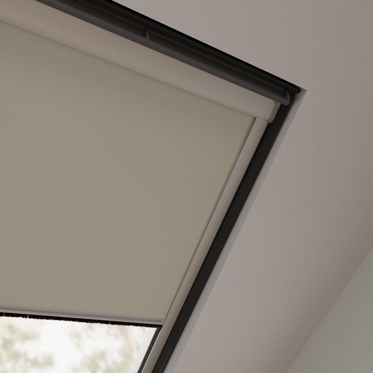 DACHFENSTERROLLO Cocoon Größe: MK04 - Taupe, Textil (61/80/5cm) - Cocoon Home Concepts