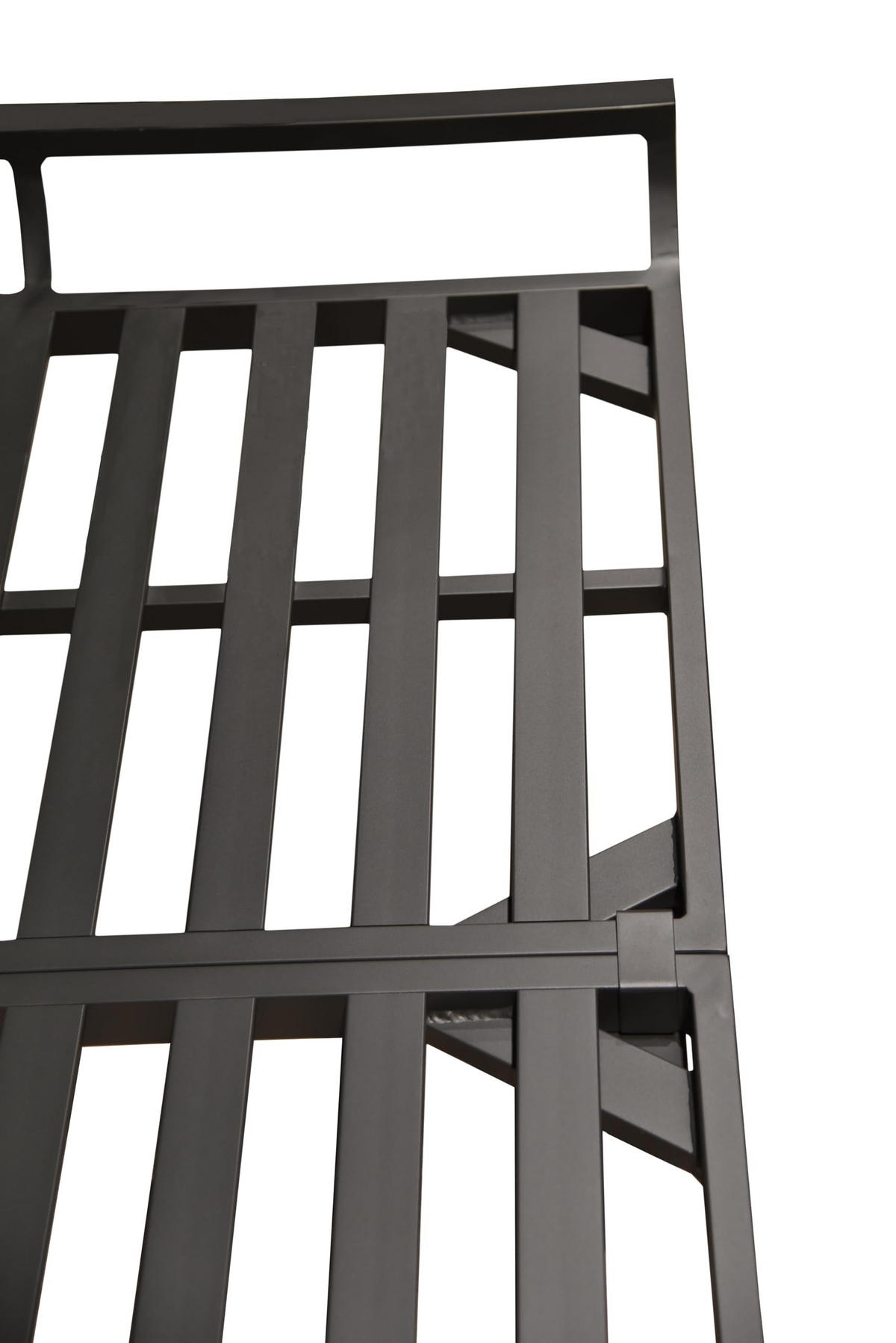 DOPPEL-SONNENLIEGE Mara Grau Aluminium Doppelliege Gartenliege - Grau, Metall (170/62/175cm) - DELUKE