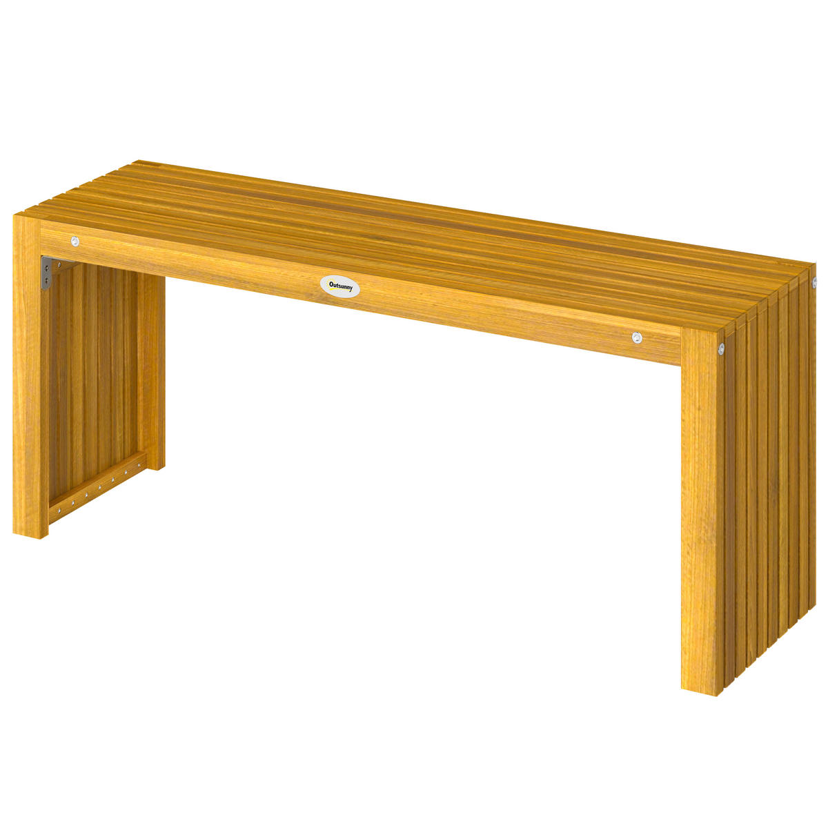 GARTENBANK DE-17795 2-Sitzer mit Lattenrost Natur - Naturfarben, Holz (110/45/30cm) - ComfortXL