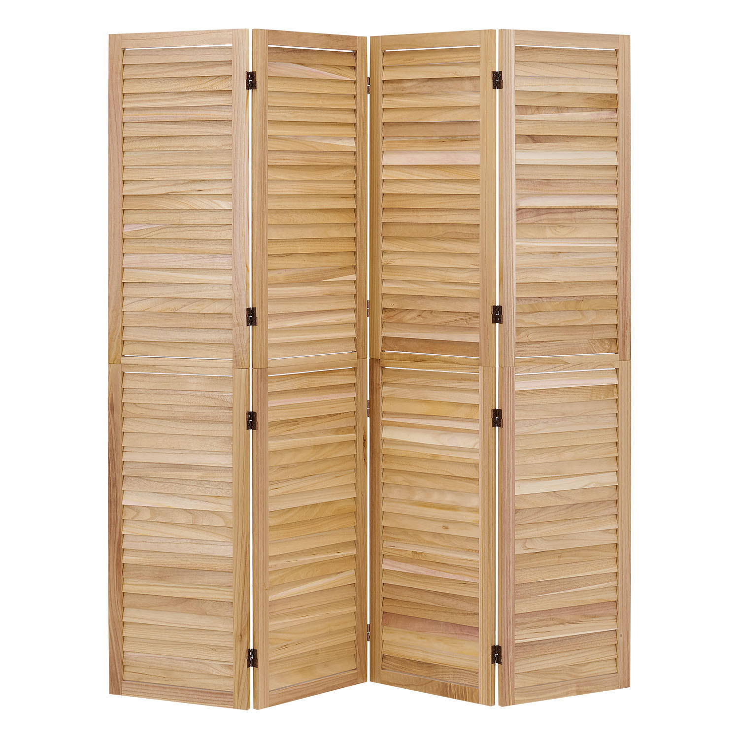 PARAVENT 160/170 cm Natur - Naturfarben, Holz (160/170/2cm) - Homestyle4u