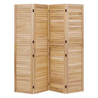 PARAVENT 160/170 cm Natur - Naturfarben, Holz (160/170/2cm) - Homestyle4u