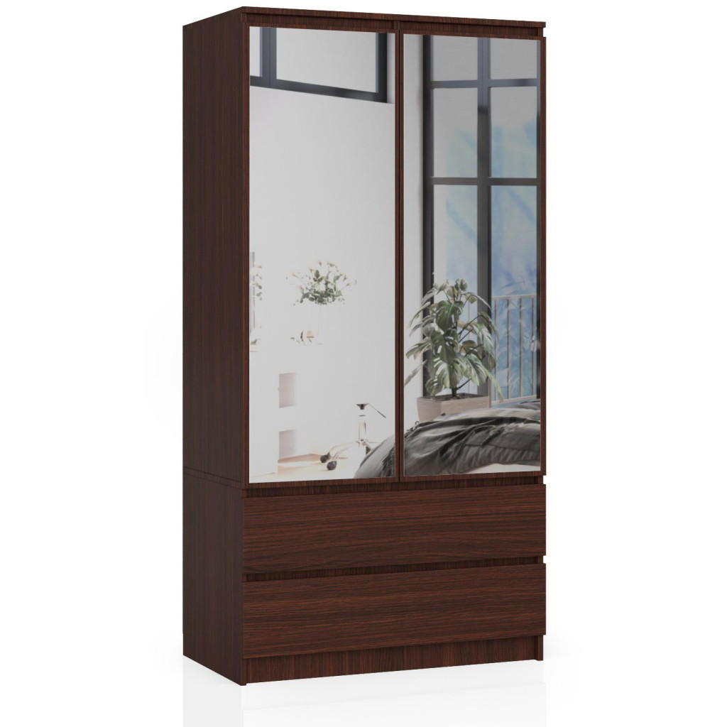 Akord Kleiderschrank Wenge 90x180x51 cm