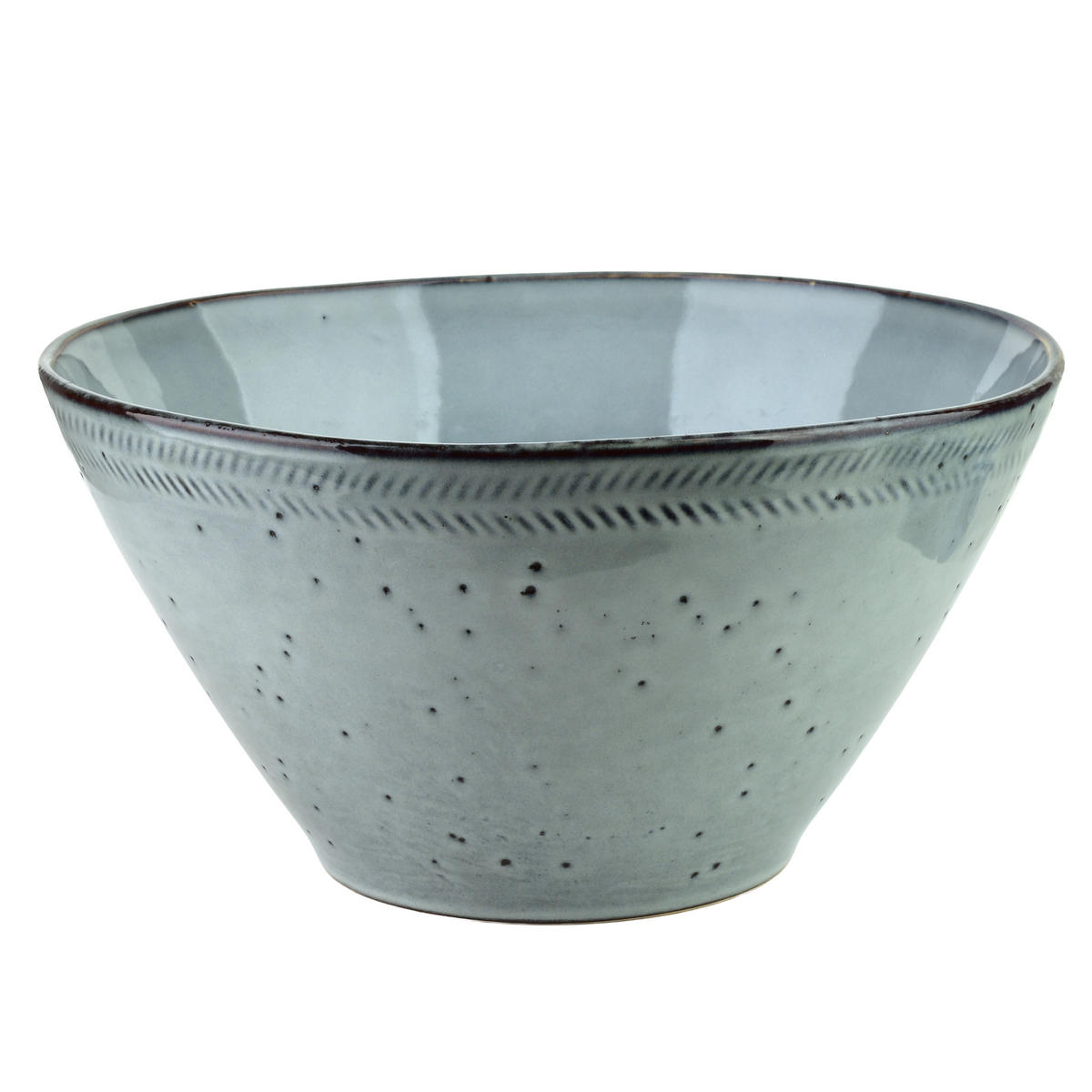 SCHALE Basic Nature Grau 23x23x12 cm Keramik - Grau, Keramik (23/23/12cm) - Mondex