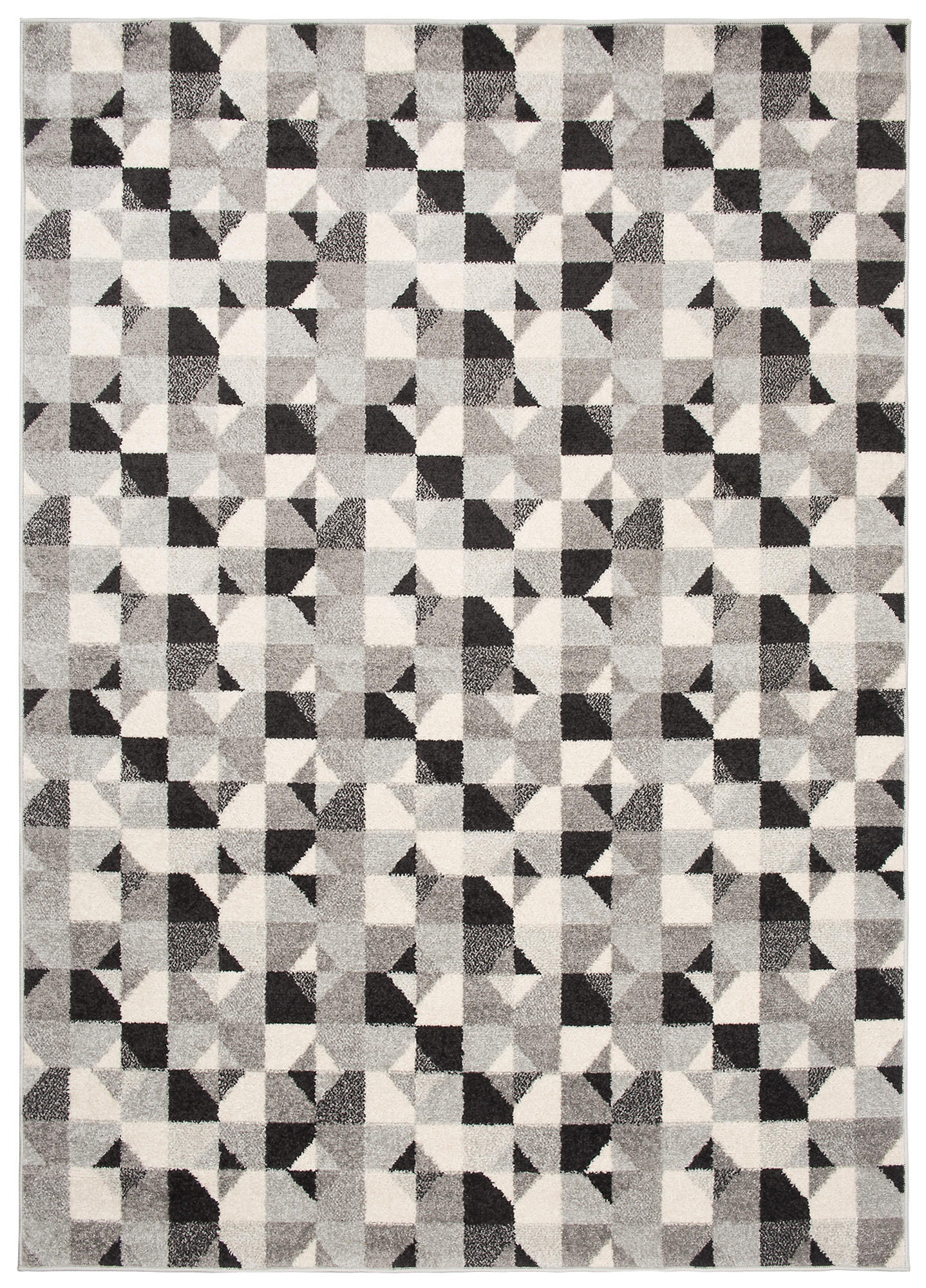 Tapiso Teppich Schwarz, Weiß 180x260 cm