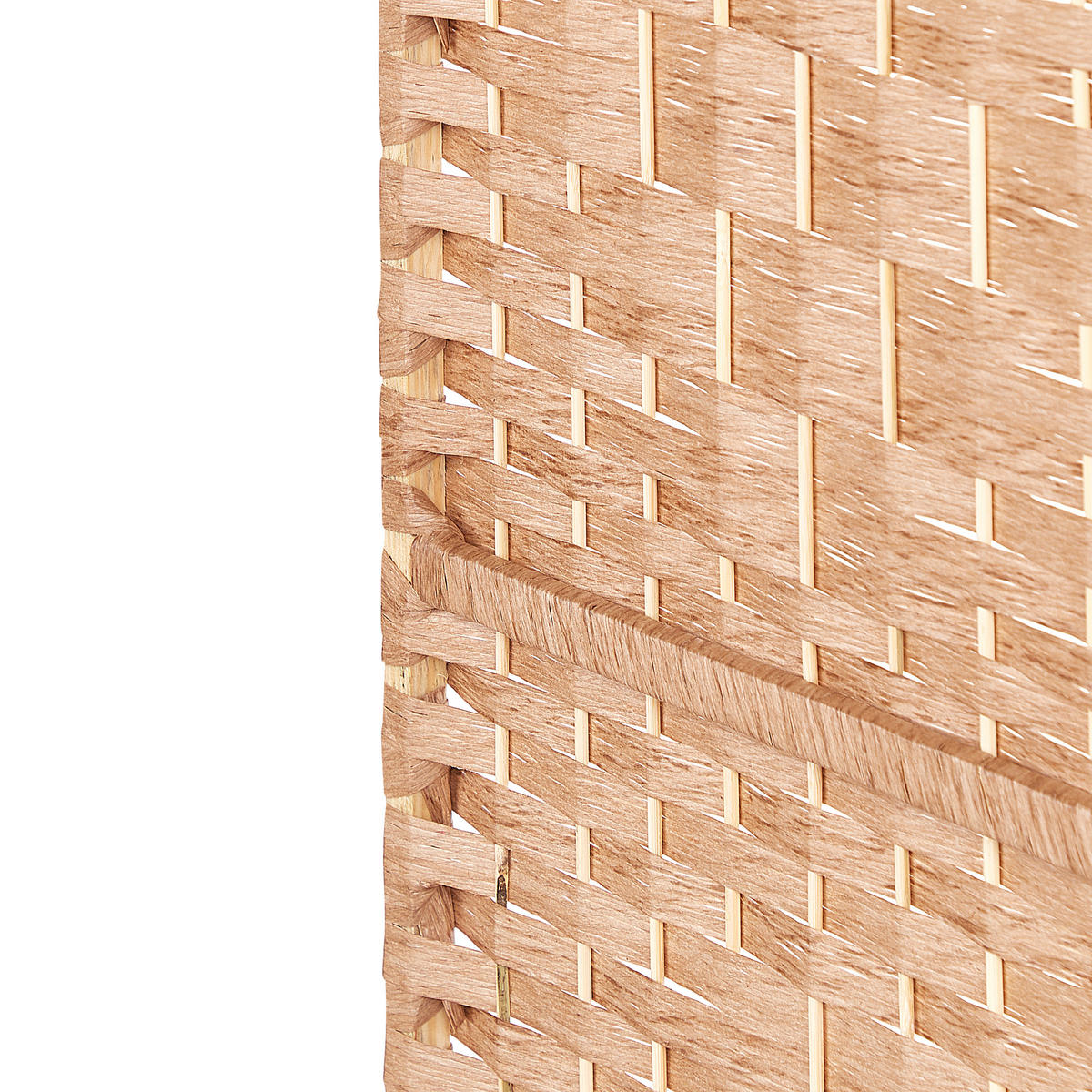 DĚLICÍ PANEL 4-dílná Přírodní 163/170 cm Lappago - přírodní, papír (163/170/2cm) - Beliani