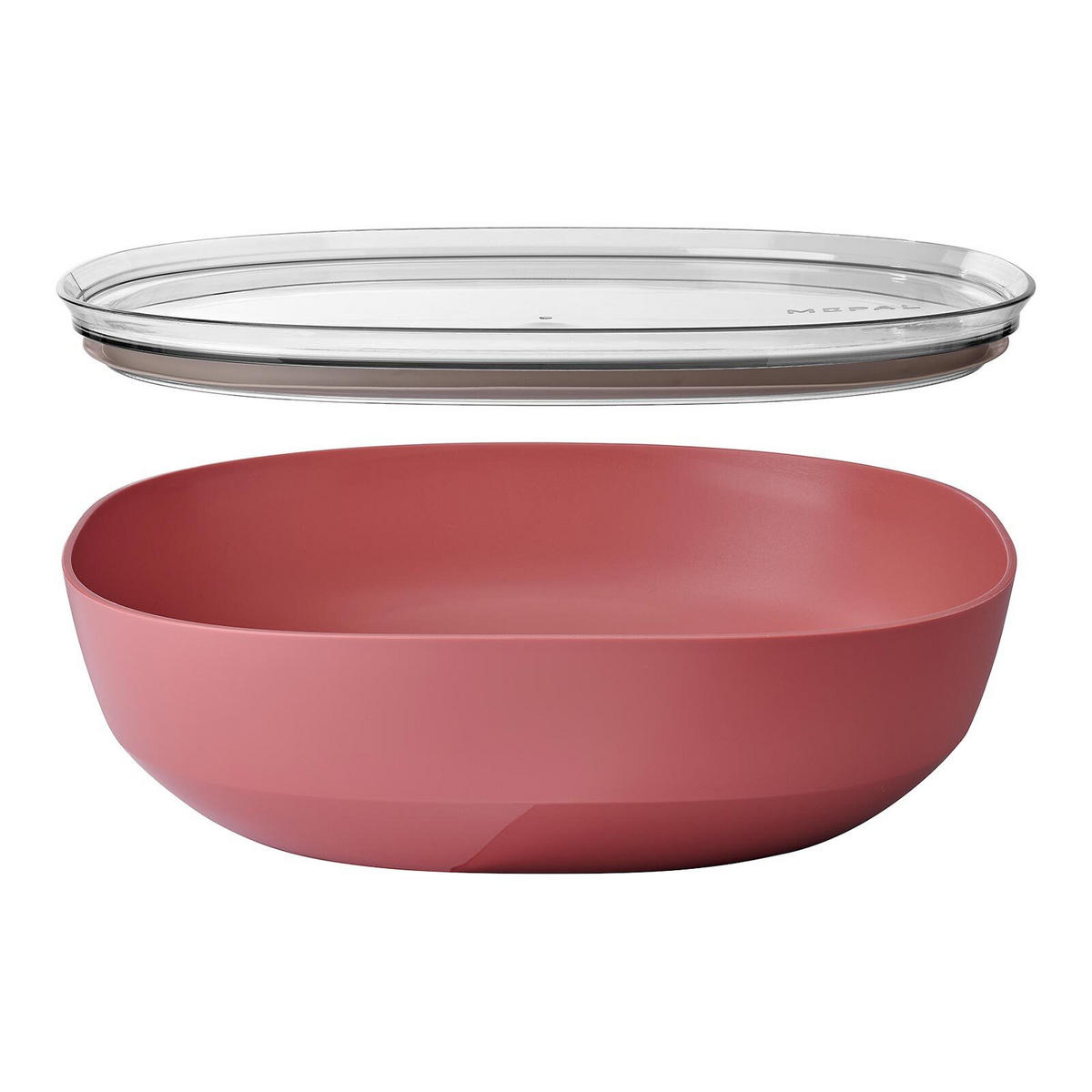 SERVIERSCHALE MIT DECKEL Silueta Vivid Mauve 4000 ml - Rot/Rosa, Kunststoff (30.1cm) - Mepal